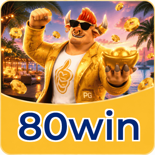 80win Logo - Bônus com Rollover Justo